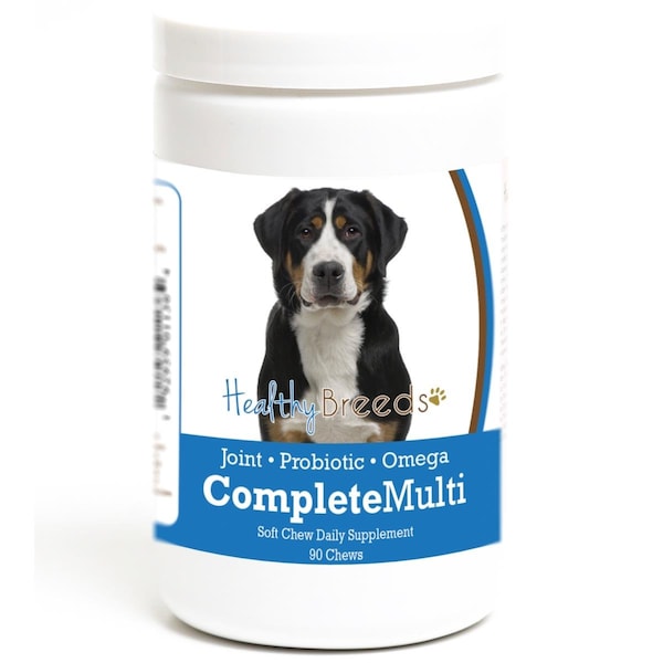 Healthy Breeds Greater Swiss Mountain Dog all in one Multivitamin Soft Chew, 90PK 192959011364 - main